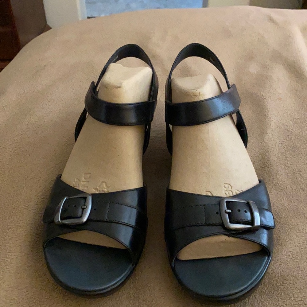 Dansko Jamey Met Full Grain Black Sz EU 41